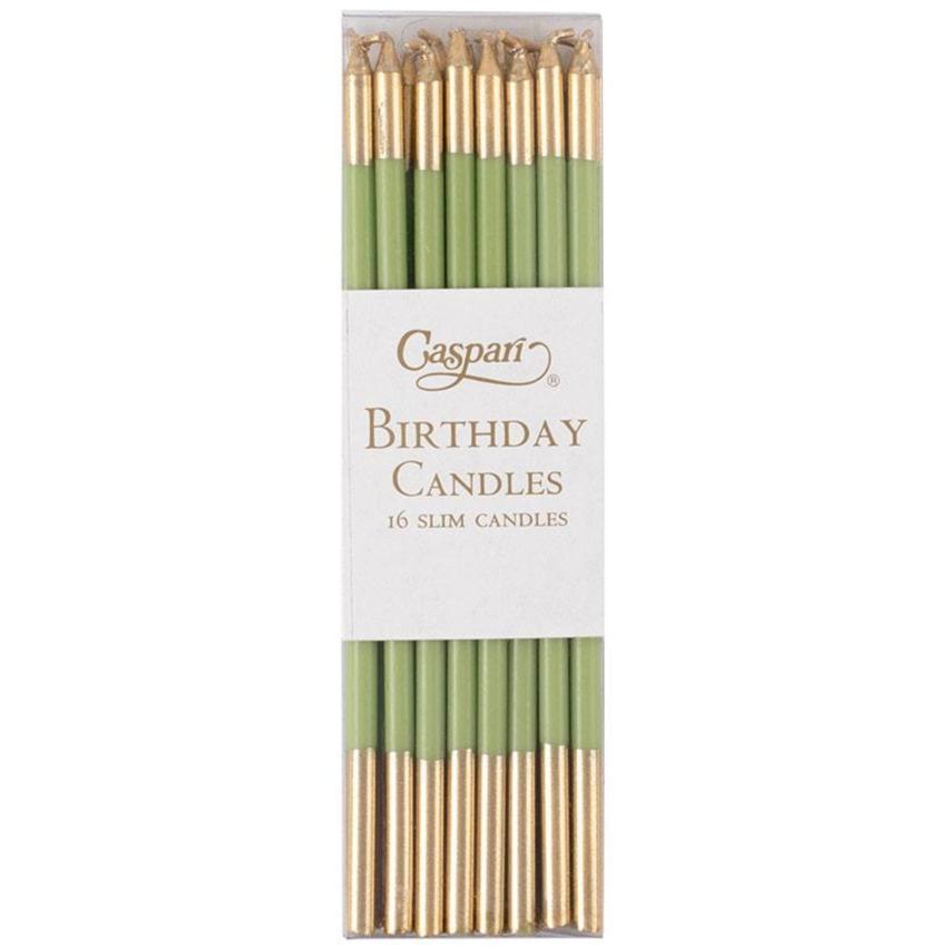 Caspari Slim Birthday Candles - 16 pc.