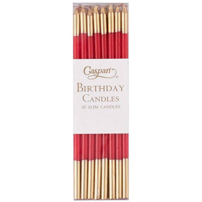 Caspari Slim Birthday Candles - 16 pc.