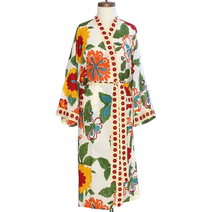 Pacific & Rose Cotton Voile Kimono Robes