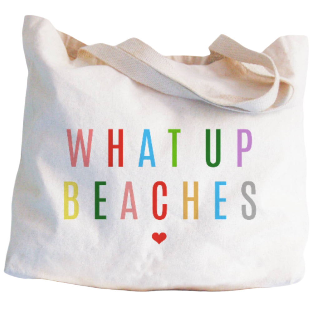 Love You A Latte Cotton Tote Bags - 15" x 16"