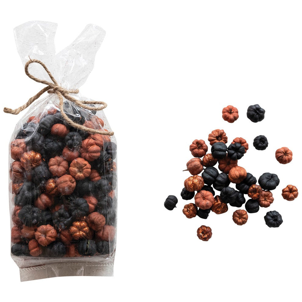 CO-OP Orange & Black Assorted Dried Pumpkin-Shaped Mix - 30 pc.