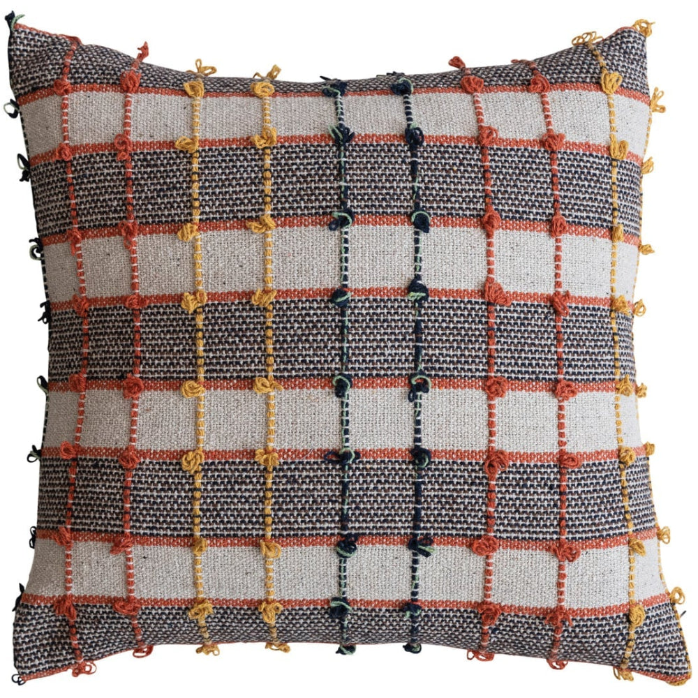 CO-OP Earth Tones Striped Cotton Blend Pillow - 18" x 18"