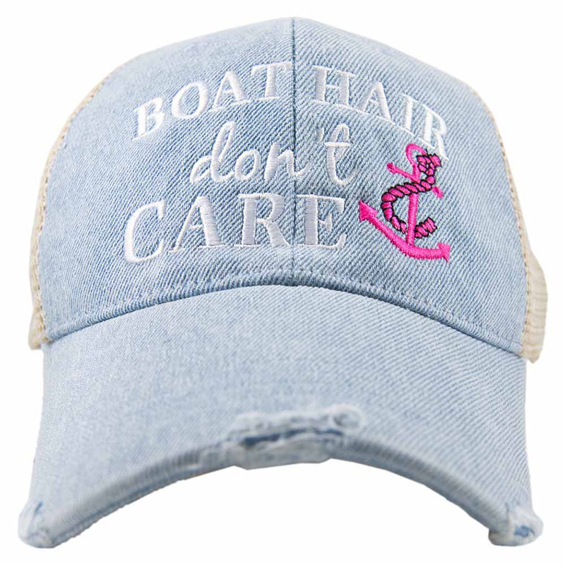"Boat Hair, Don't Care" Hat