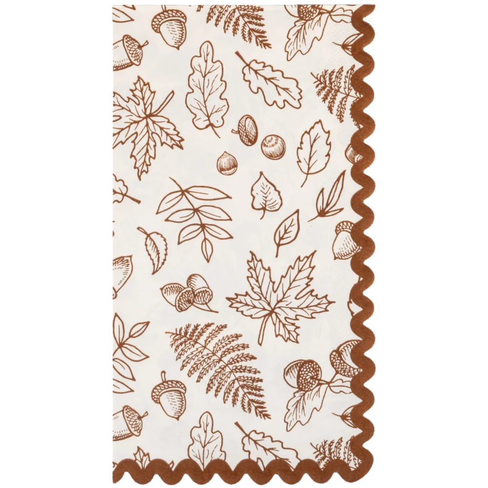 My Mind's Eye Fall Foliage Paper Dinner Napkins - 4.25" x 7.75" (24 pc.)