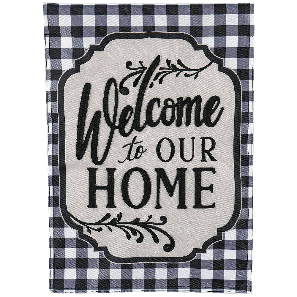 Evergreen "Welcome" Themed Garden Flags - 12.5" x 18"