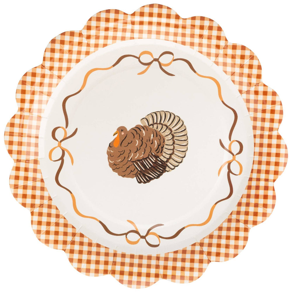 My Mind's Eye Round Turkey Paper Plates - 9" (8 pc.)