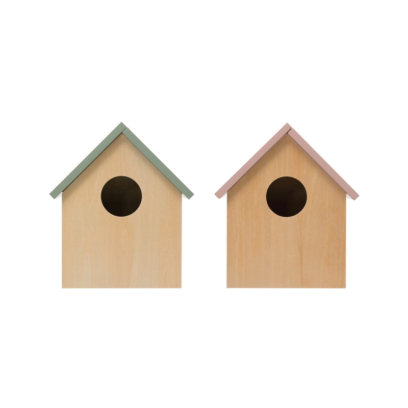 Decorative Wood Storage Birdhouse