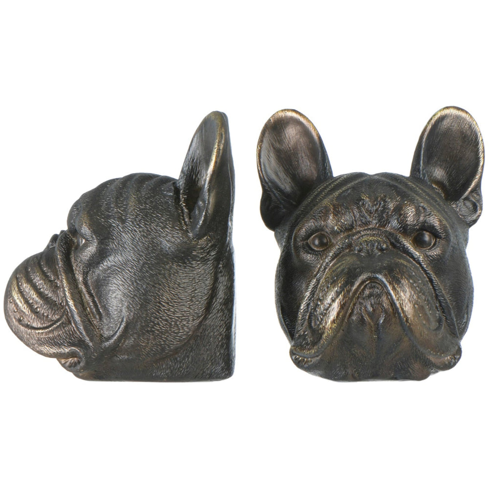 Resin French Bulldog Bookends - 2 pc.