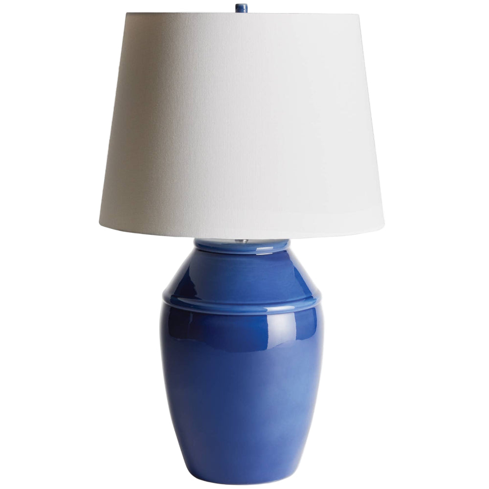 Napa Blue Lance Ceramic Lamp