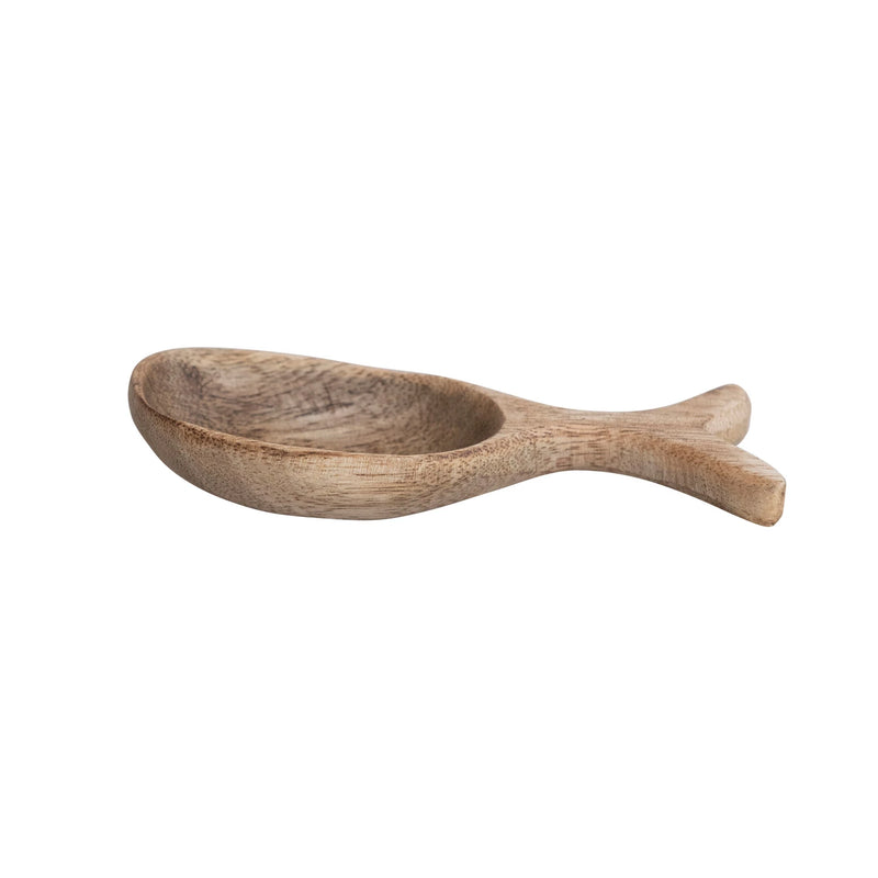 Mango Wood Fish Shaped Spoon/Scoop