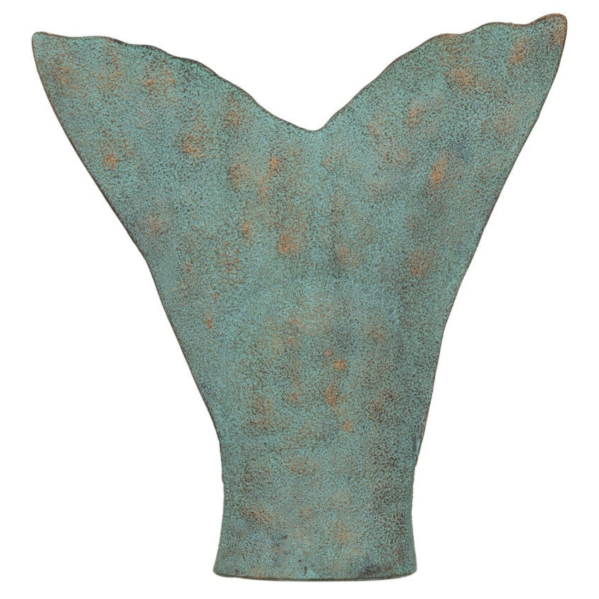 Distressed Metal Trout Tail Wall Decor - 8.5" x 10"