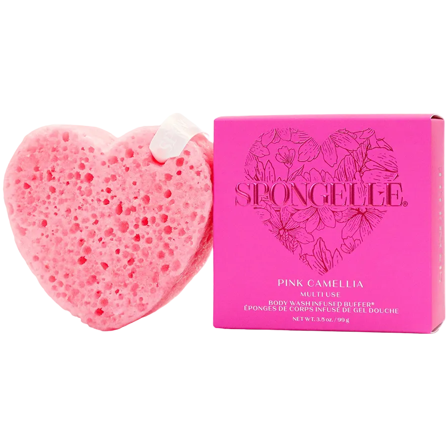 Spongelle Heart-Shaped Bath Sponge - 2 oz. & 3.5 oz.