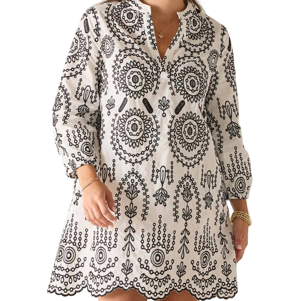 Mersea Edie Embroidered Tunic Dresses
