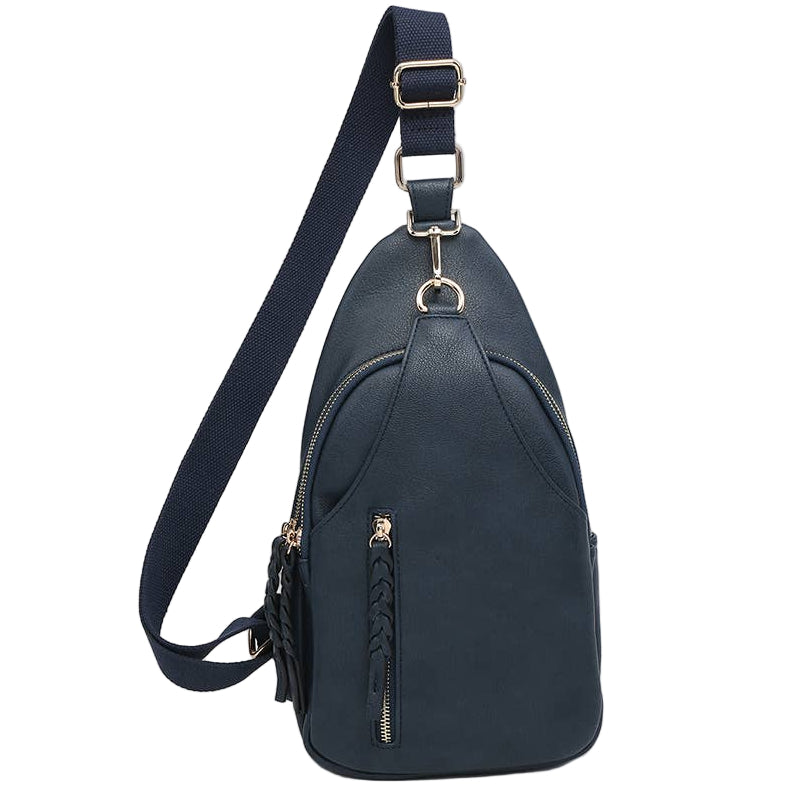 Jen & Co. Nikki Vegan Leather Crossbody Sling Bag