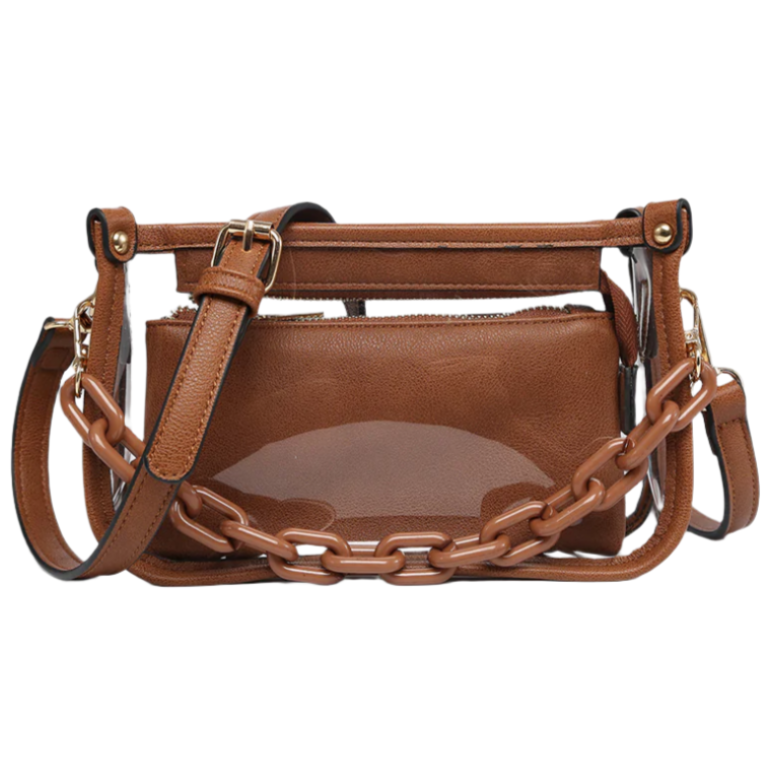 Jen & Co. Jessica Clear Crossbody Bag