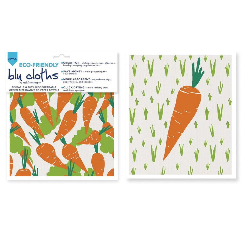 RockFlowerPaper Blu Cloth Biodegradable Sponges - 2 pc.