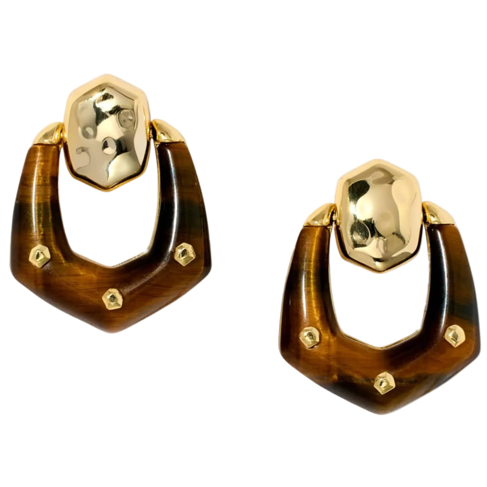 Kendra Scott Embry Gold Open Frame Earrings