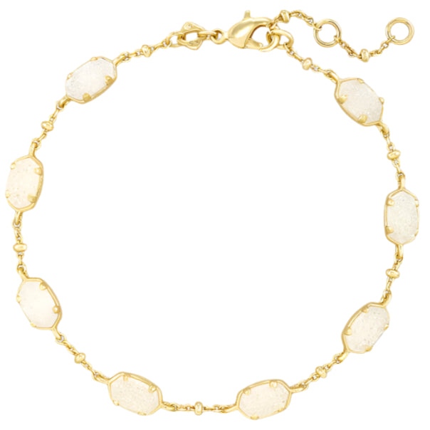 Kendra Scott Emilie Gold Chain Crystal Bracelet