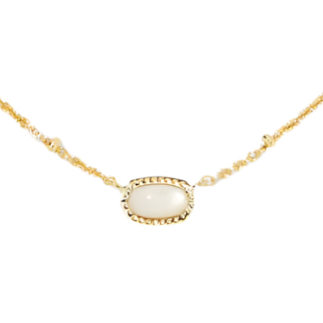 Kendra Scott Mini Elisa Gold Satellite Pendant Necklace