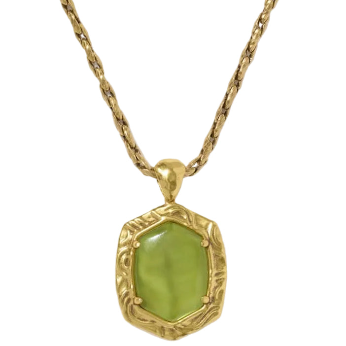 Kendra Scott Daphne Gold Tiger Stripe Pendant Necklace
