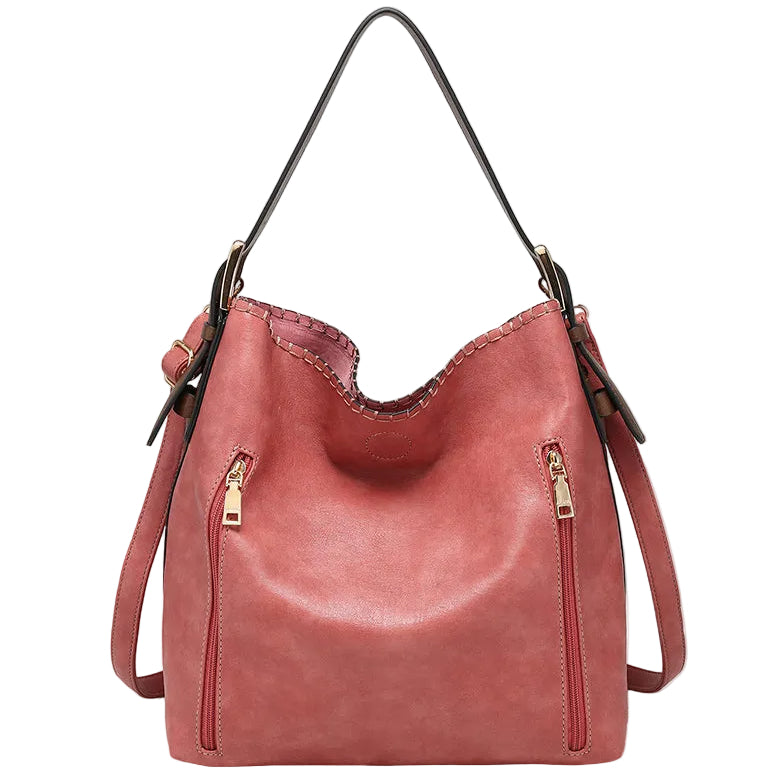 Jen & Co. Alexa Hobo Vegan Leather Concealed Carry Bag