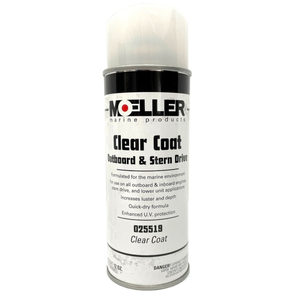 Moeller Outboard & Stern Clear Coat - 12 oz.