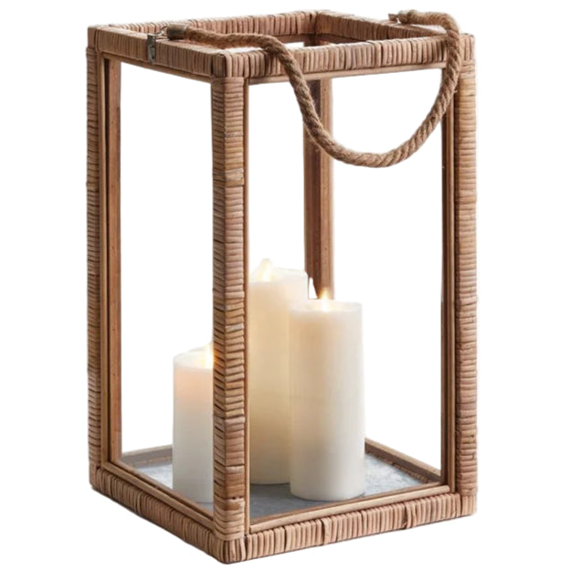 Napa Barclay Butera Rattan Lantern - 18"