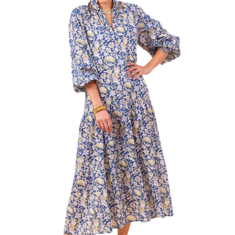 RockFlowerPaper Ophelia Blue Maxi Dress