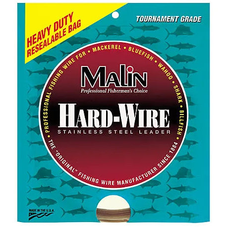 Malin Hard-Wire Single Strand Stainless Leader - 40 lb. to 108 lb.