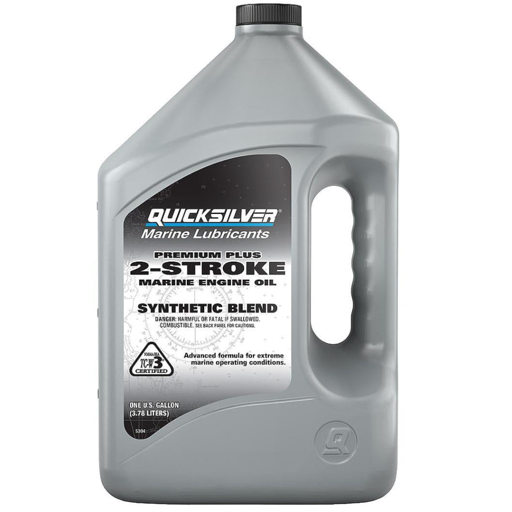 Quicksilver Marine 2-Stroke Synthetic Engine Oil - 1 qt. & 1 gal.