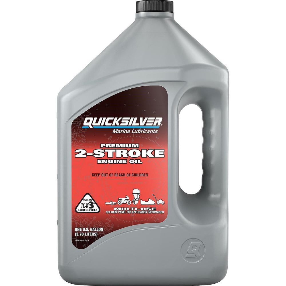 Quicksilver Marine 2-Stroke Engine Oil - 1 qt. & 1 gal.