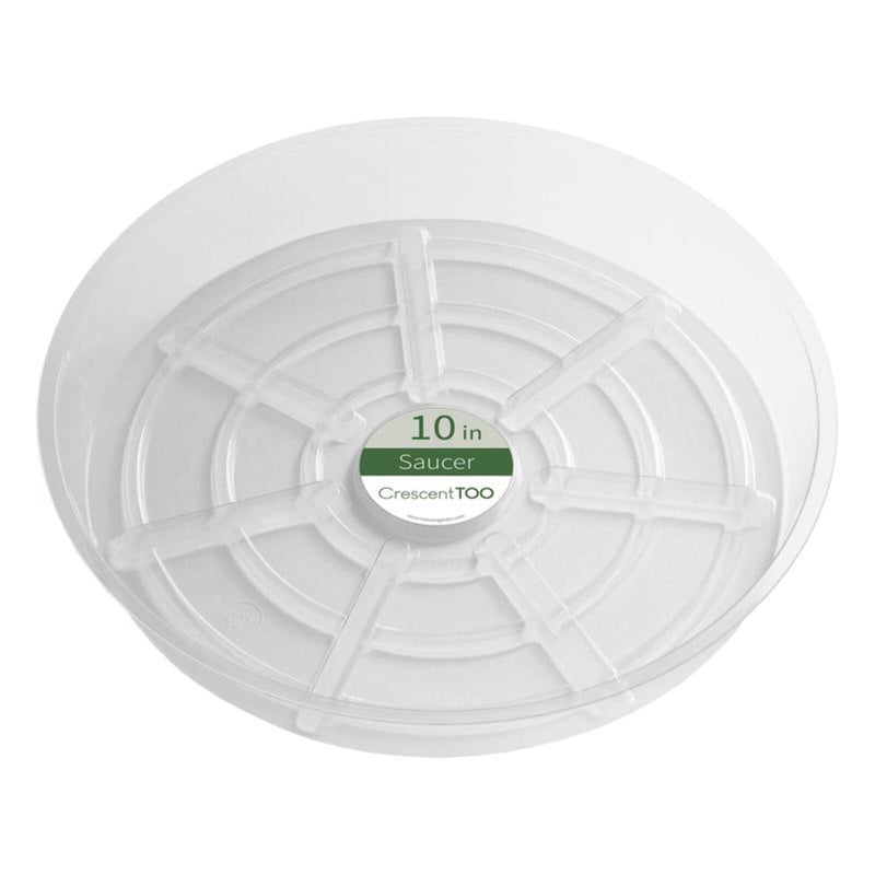 Round Plant Saucer, Clear - 10"