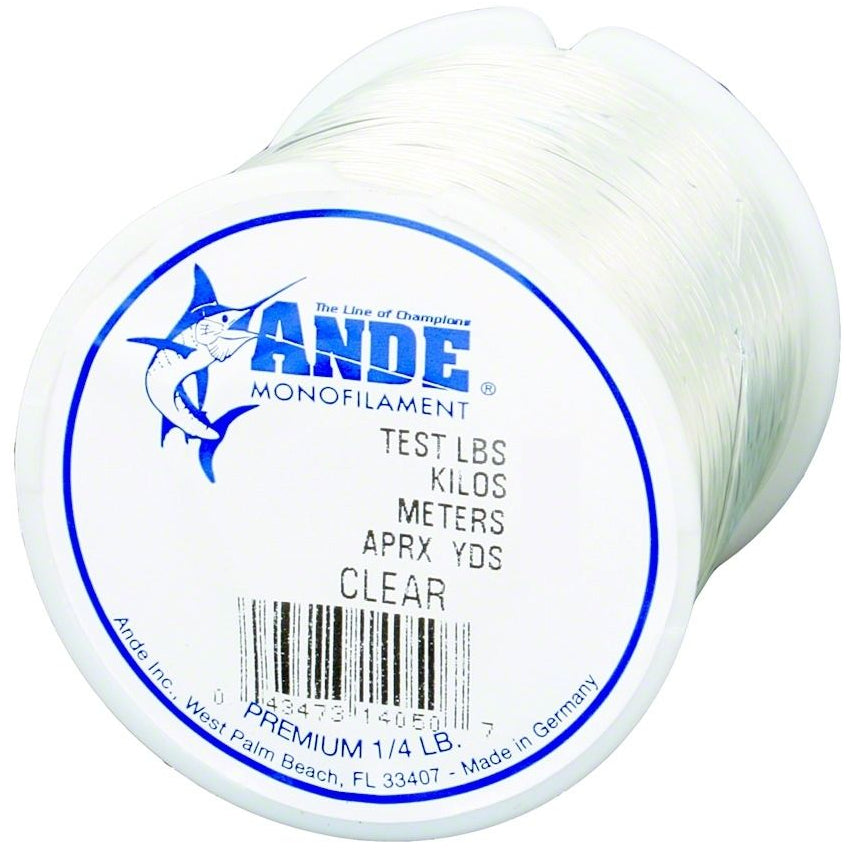 ANDE Premium Clear Monofilament Fishing Line - 10 lb. to 50 lb.