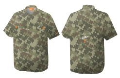 Old Tejas Camo East Texas Olive Field Shirt