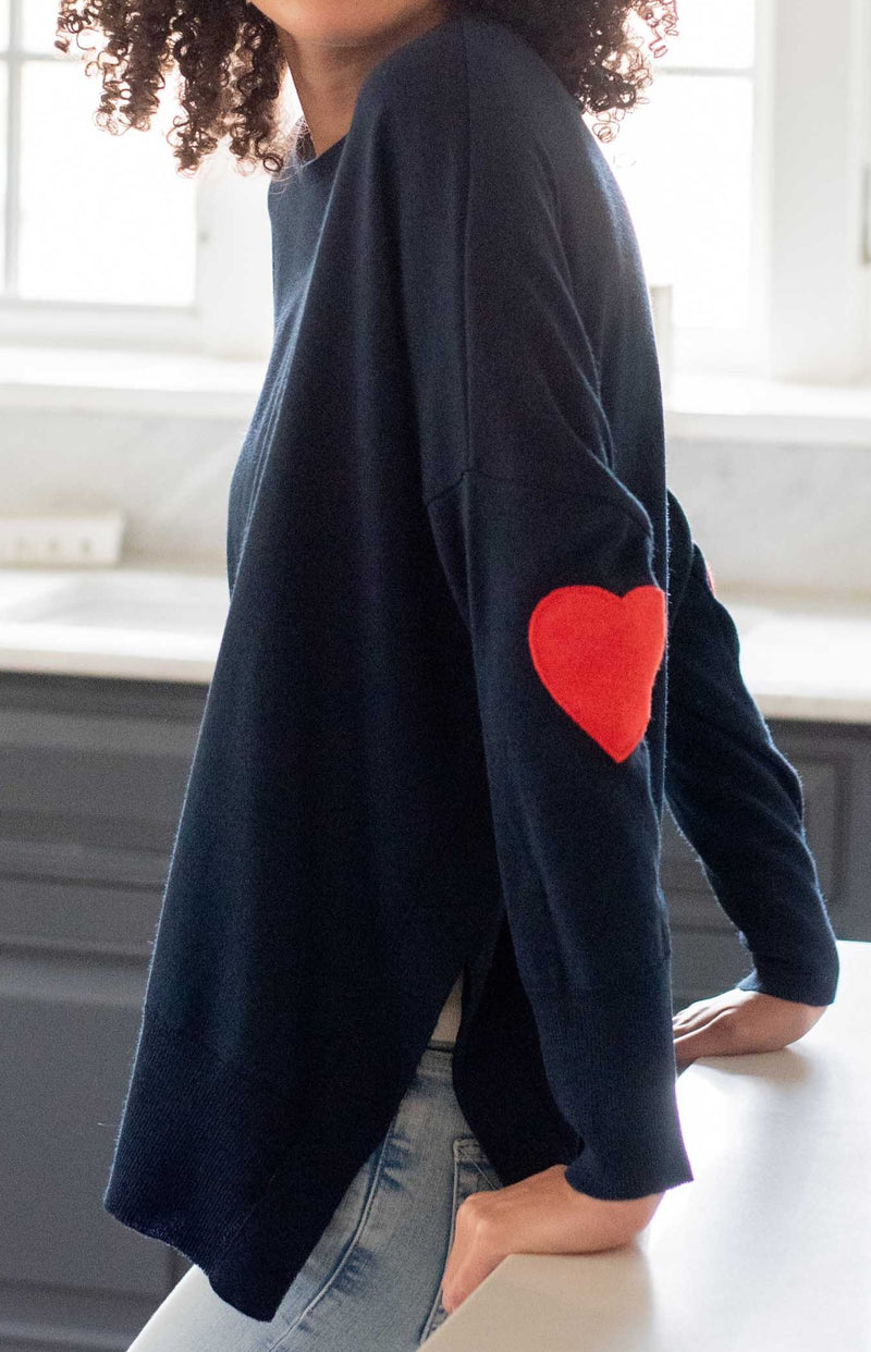 Amour Sweater, Heart Patch