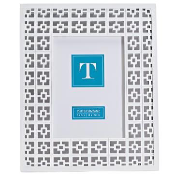 Geometric Chain & Mirror Photo Frame - 5" x 7"