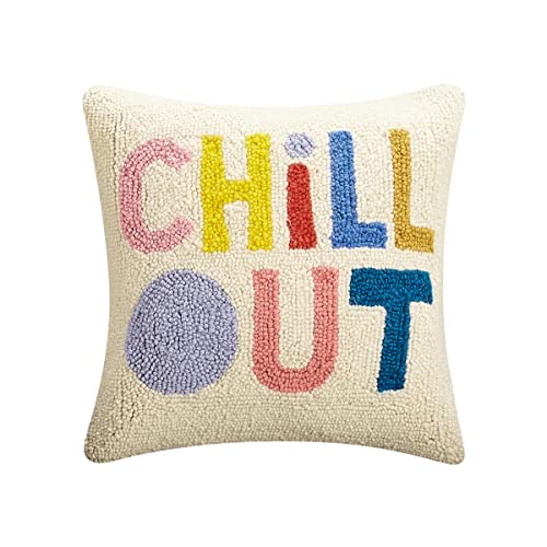 "Chill Out" Wool Hook Pillow