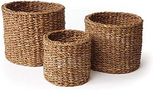Home & Garden Seagrass Round Baskets