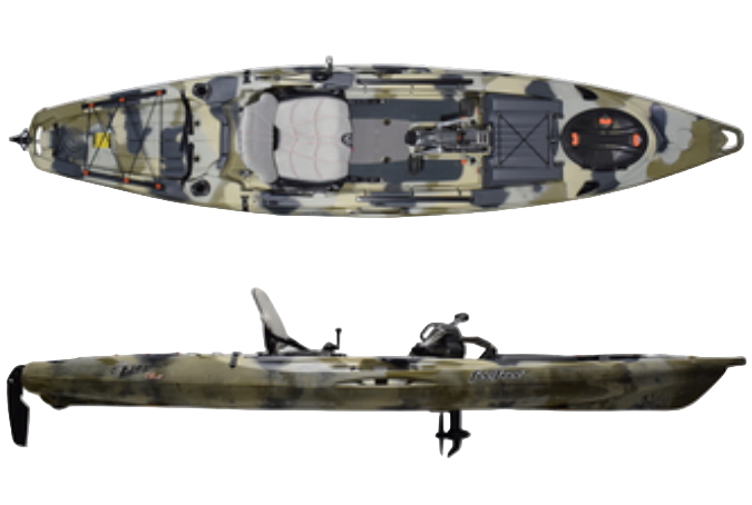 Feelfree Lure 13.5 V2 Kayak w/ Overdrive