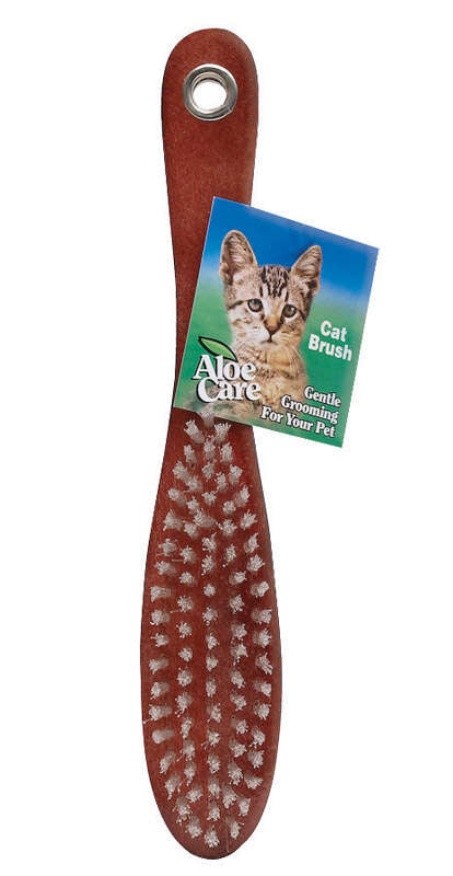 Aloe Care Cat Brush - Brown