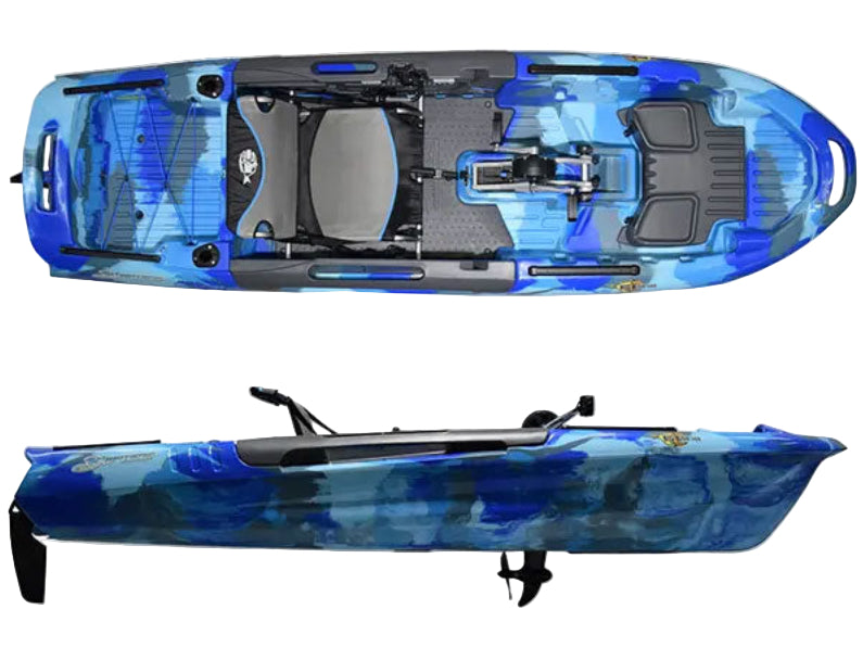 pedal fish Feelfree Big Fish 108 Pedal Drive Fishing Kayak