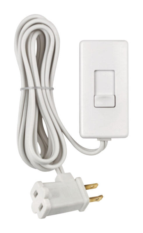 Plug-In Dimmer Slide Switch, 150/300 W - White