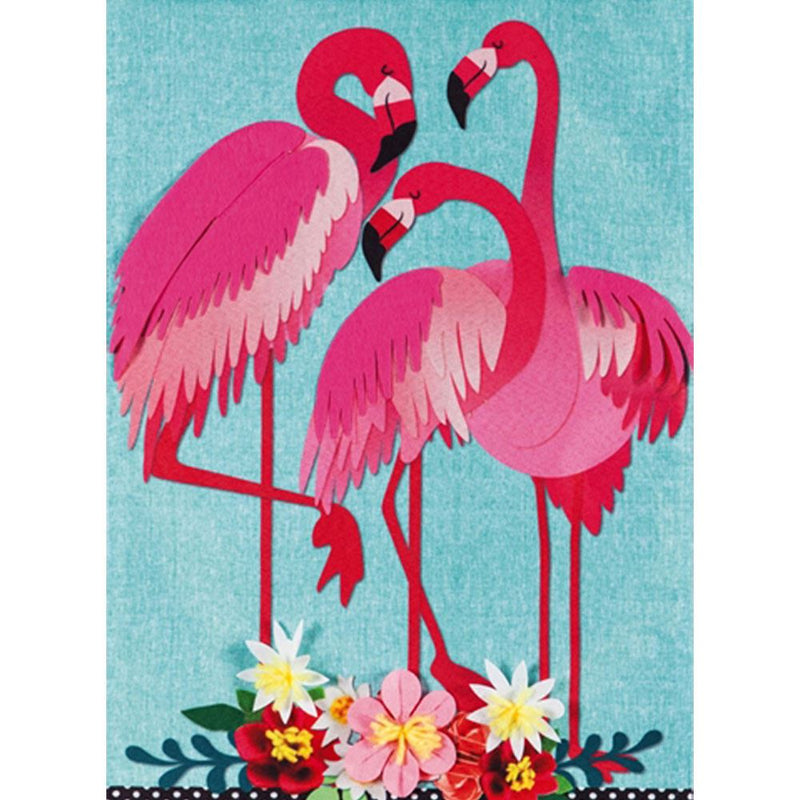 Flamingo Linen Garden Flag