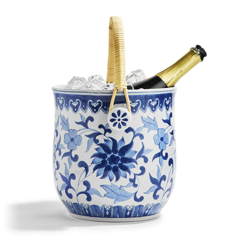 Canton Collection Blue & White Cooler Bucket