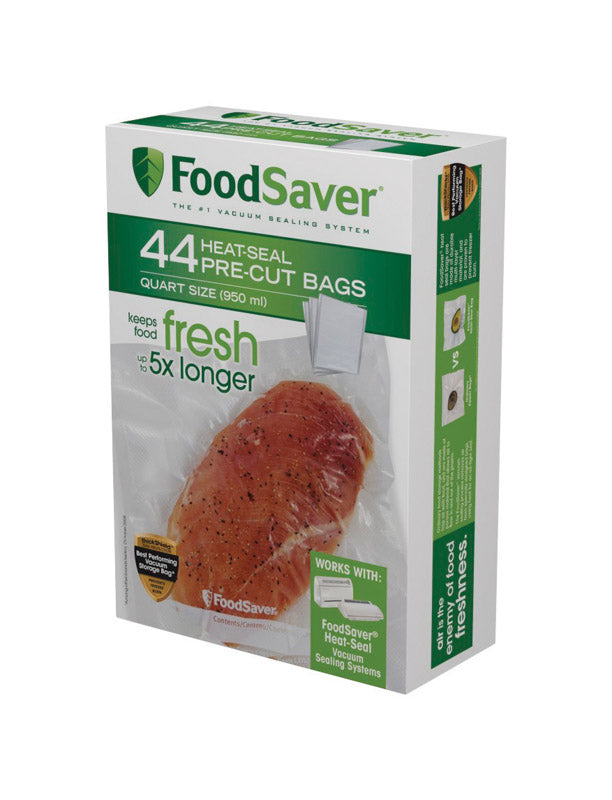 Clear Vacuum Freezer Bags, 1 Qt. - 44 Pack