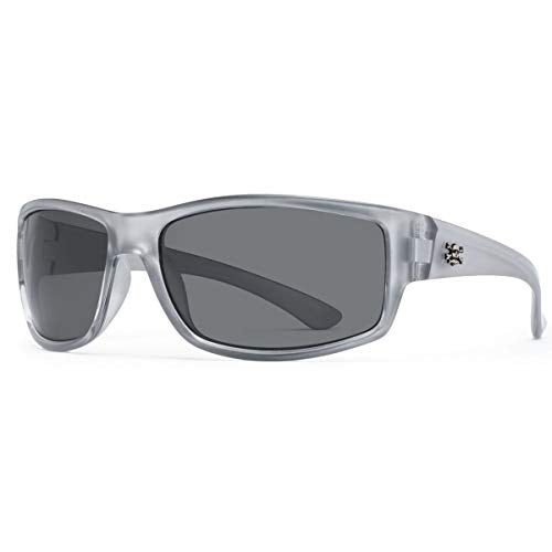 Calcutta Outdoors Rip Sunglasses - Crystal with Gray Lens