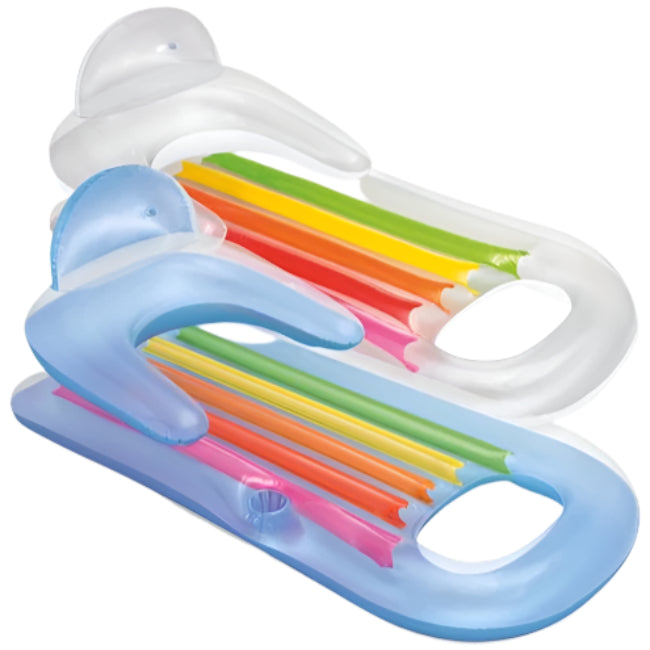 Intex Vinyl Inflatable King Kool Pool Lounger - 33.5" x 63"
