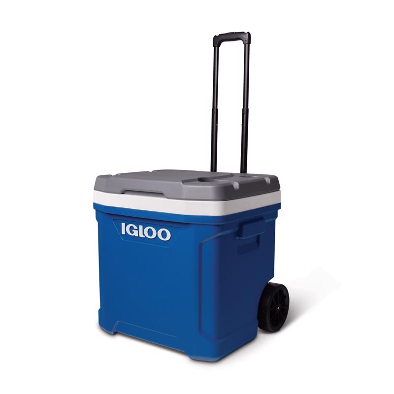 Igloo Latitude Roller Cooler, Blue - 60 Qt.