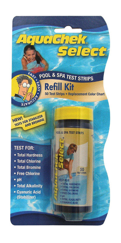 JED AquaCheck Select Pool & Spa Test Strips - Refill Kit