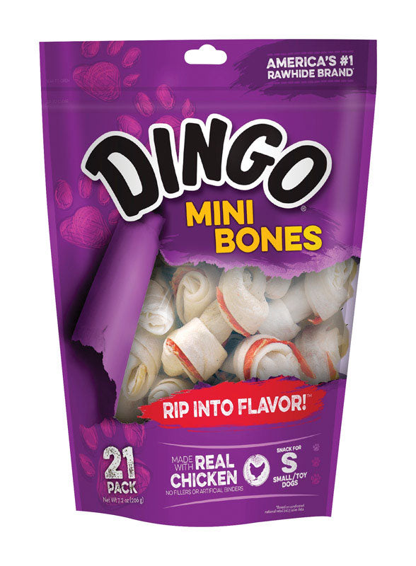 Dingo Mini Bones, Chicken, Small Dogs
